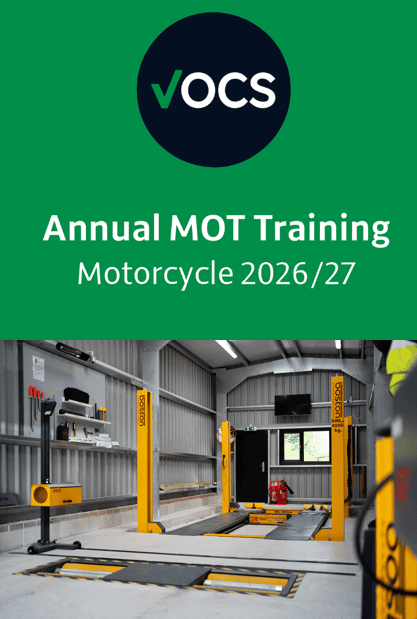 Annual MOT Training – Motorcycle – 2026/27